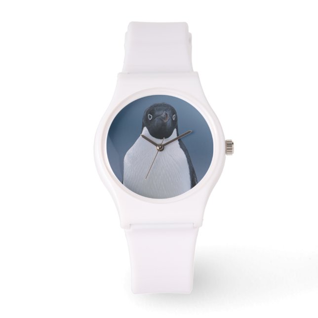 Adelie Penguin på is Armbandsur (Framsida)