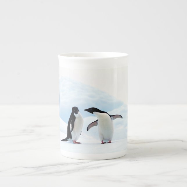 Adelie Penguins Benporslin Mugg (Framsidan)