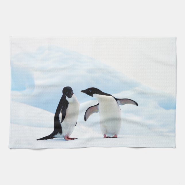Adelie Penguins Kökshandduk (Horisontell)