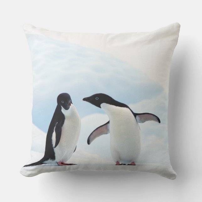Adelie Penguins Kudde (Framsida)