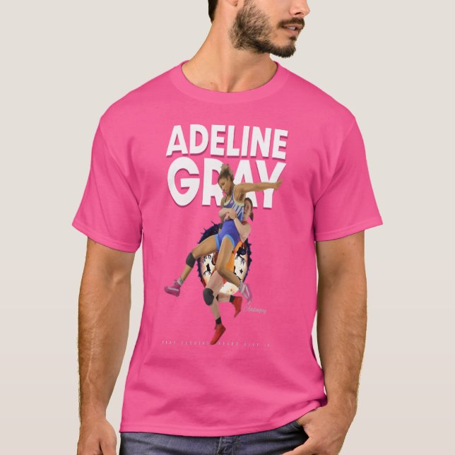 Adeline Grått T Shirt (Framsida)