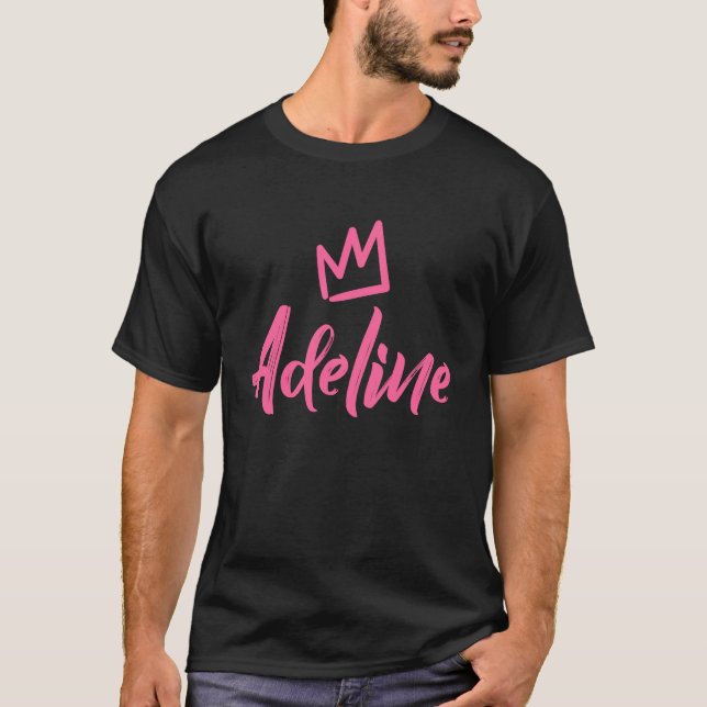 Adeline Queen Rosa Krona for Women Cerad Adel T Shirt (Framsida)