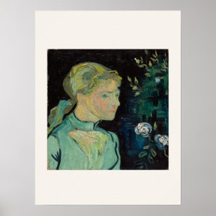 Adeline Ravoux av Van Gogh - Porträtt Konsttryck Poster