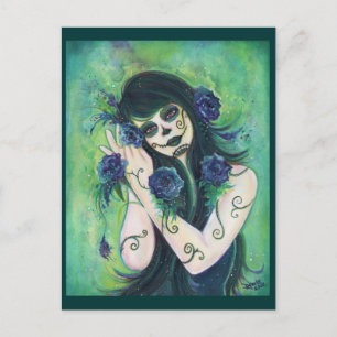 Adelita Day of the dead vykort från Renee L.Lavoie