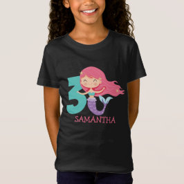 Adella - Ariels Äldre syster 3:e födelsedagen T-Sh T Shirt