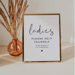 ADELLA Edgy Modern Dam Bathroom Toiletry Poster