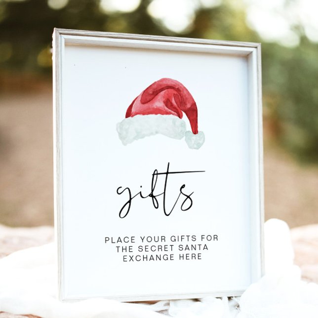 ADELLA Edgy Secret Santa Gifts Sign Poster (Skapare uppladdad)