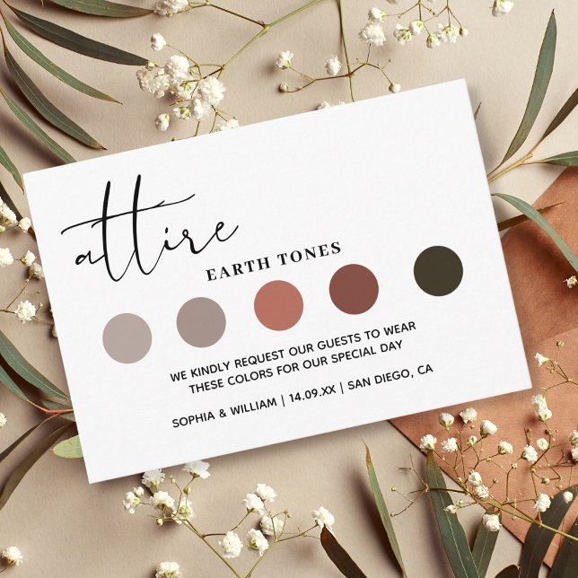 ADELLA Minimalistkort för Bröllop Attire-nödkod Tack Kort (Skapare uppladdad)