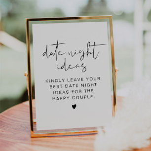 ADELLA Modern Date Natt Ides Date Date Burk-teckni Inbjudningar
