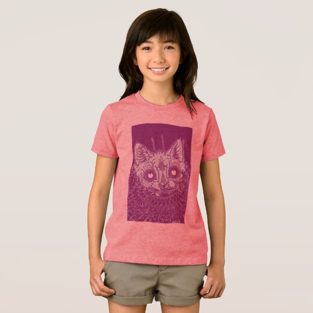 ÄdelN: En katt i Gothic Stil T Shirt (Framsida Full)