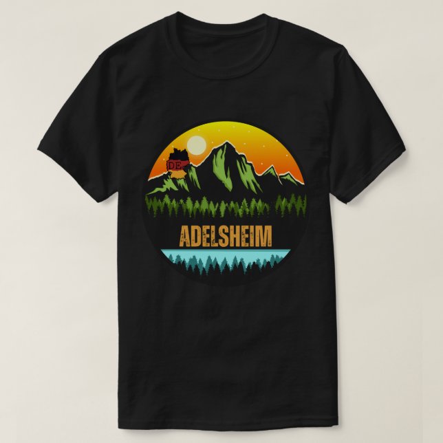 Adelsheim, Tyskland T Shirt (Design framsida)