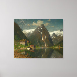 Adelsteen Normann Munken Gard i Esefjorden Canvastryck