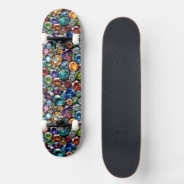 Ädelstenar Juveler och Ädelsten Mini Skateboard Bräda 18,5 Cm (Framsida)