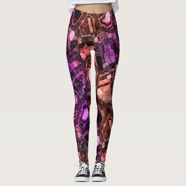 Ädelstenskretsar - astro flare: leggings (Framsida)