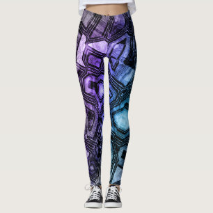 Ädelstenskretsar - Astro-skugga: Leggings