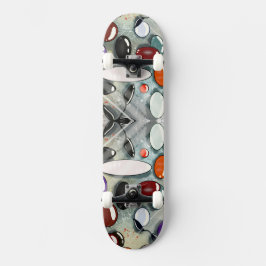 Ädelstensvibbar Skateboarddäck Mini Skateboard Bräda 18,5 Cm