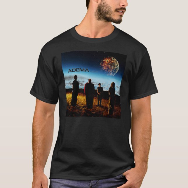 Adema - planett-skjorta tee (Framsida)