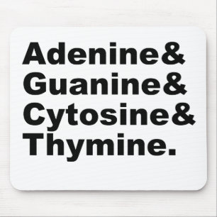 Adenin Guanin Cytosin Tymin DNA Nukleotider Musmatta