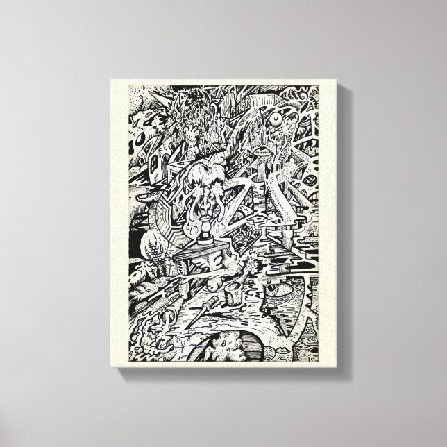 Adept, av Brian Benson Canvastryck (Framsida)