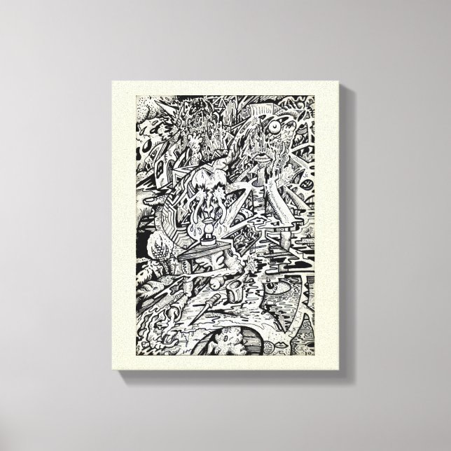 Adept, av Brian Benson Canvastryck (Framsida)