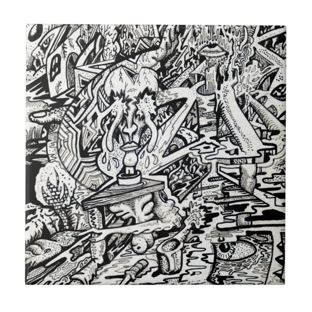 Adept, eller, en Freakish-omvandling Kakelplatta (Framsidan)