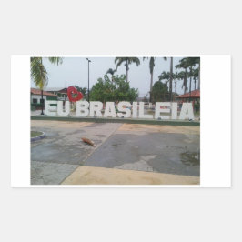 adesivo Brasileia Rektangulärt Klistermärke