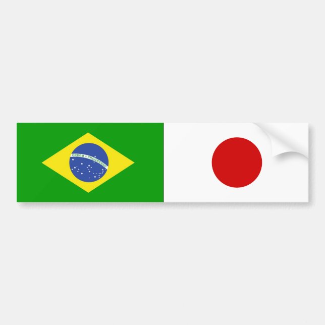ADESIVO DE CARRO BANDEIRAS BRASIL e JAPÃO Bildekal (Framsidan)