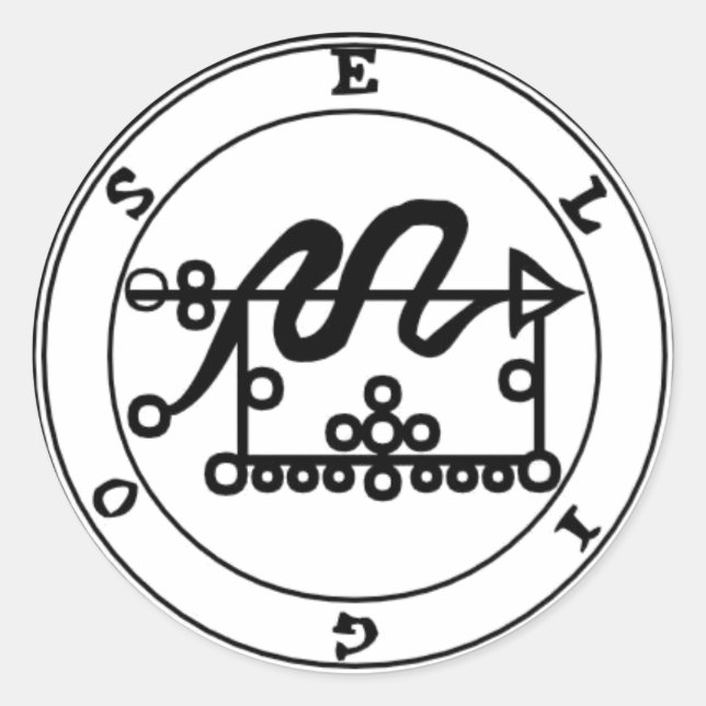 Adesivo Eligos Goétia Runt Klistermärke (Framsida)