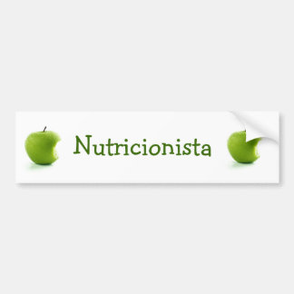 Adesivo Maçã Verde Nutricionista Bildekal