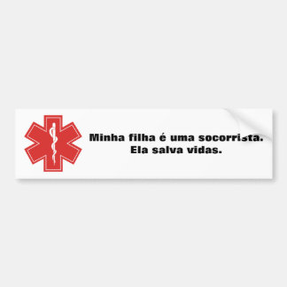 Adesivo para carro de mãe de socorristas. bildekal