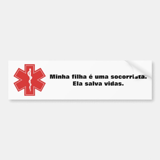 Adesivo para carro de mãe de socorristas. bildekal (Framsidan)