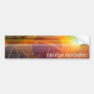 Adesivo para carro ENERGIA RENOVÁVEL Bildekal