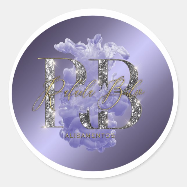 Adesivo redondo  runt klistermärke (Framsida)