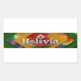 Adesivo unidos hacia el bicentenario rektangulärt klistermärke