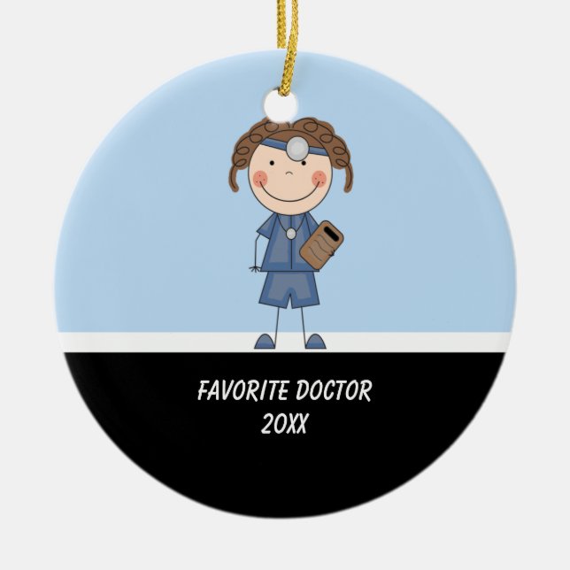Adful Girl Doktor Ornament (Framsidan)