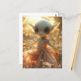 Adful Little Alien Vykort
