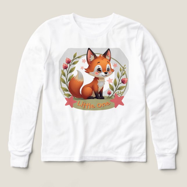 Adful Little Fox T Shirt (Design framsida)