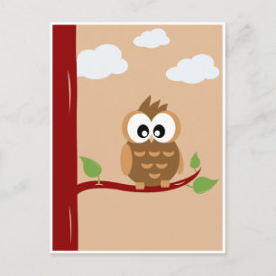 Adful Little Uggla Vykort