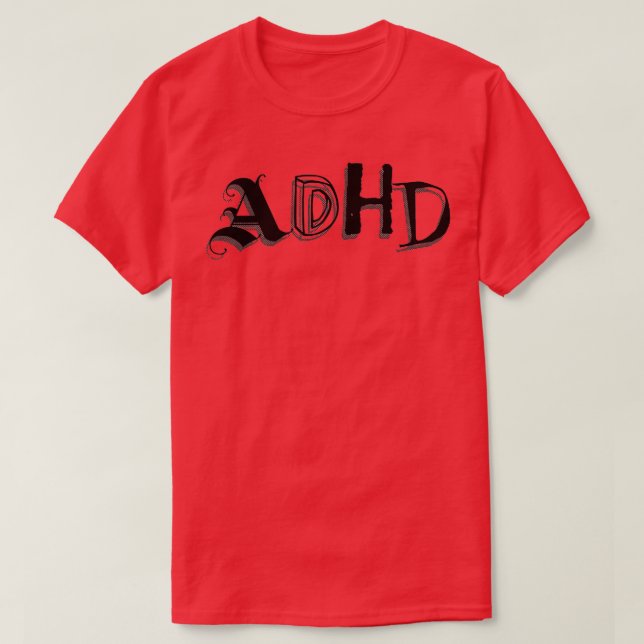 adhd 10 t shirt (Design framsida)