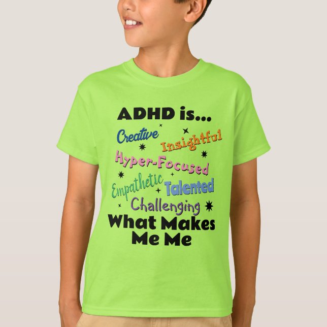ADHD är.. Boys T-shirt (Framsida)