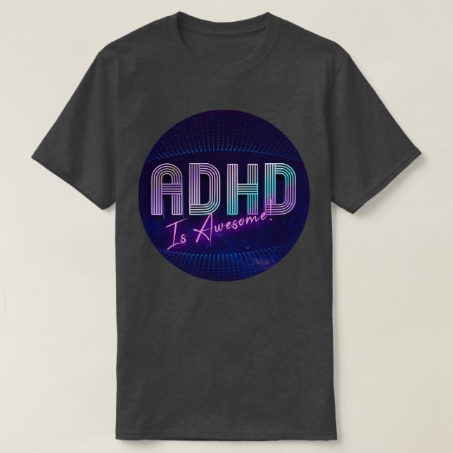 ADHD är Fantastisk 66 T Shirt (Design framsida)