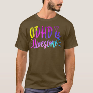 ADHD är Fantastisk Funny ADHD Shirt Mental Health  T