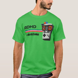 ADHD är fantastisk, neurologisk mångfald, supermak T Shirt