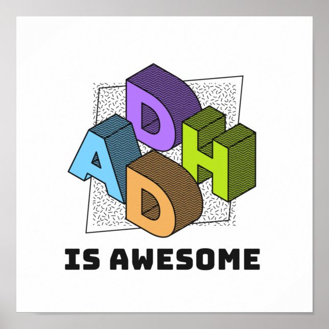 ADHD är fantastisk Poster (Framsidan)