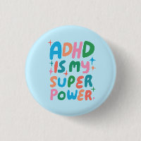ADHD är min superkraftfulla Roligt Bubble Brev Col
