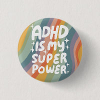 ADHD är min superkraftfulla Roligt Bubble Brev Col