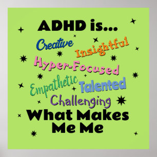 ADHD är ...Poster Poster