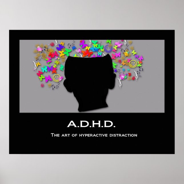 ADHD: Art of Hyperactive Distraction Poster (Framsidan)