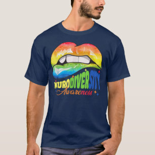 ADHD Autism ASD Spektrum - medvetenhet om neurodiv T Shirt