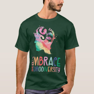ADHD Autism Awareness Support Embrace Neurodiversi T Shirt